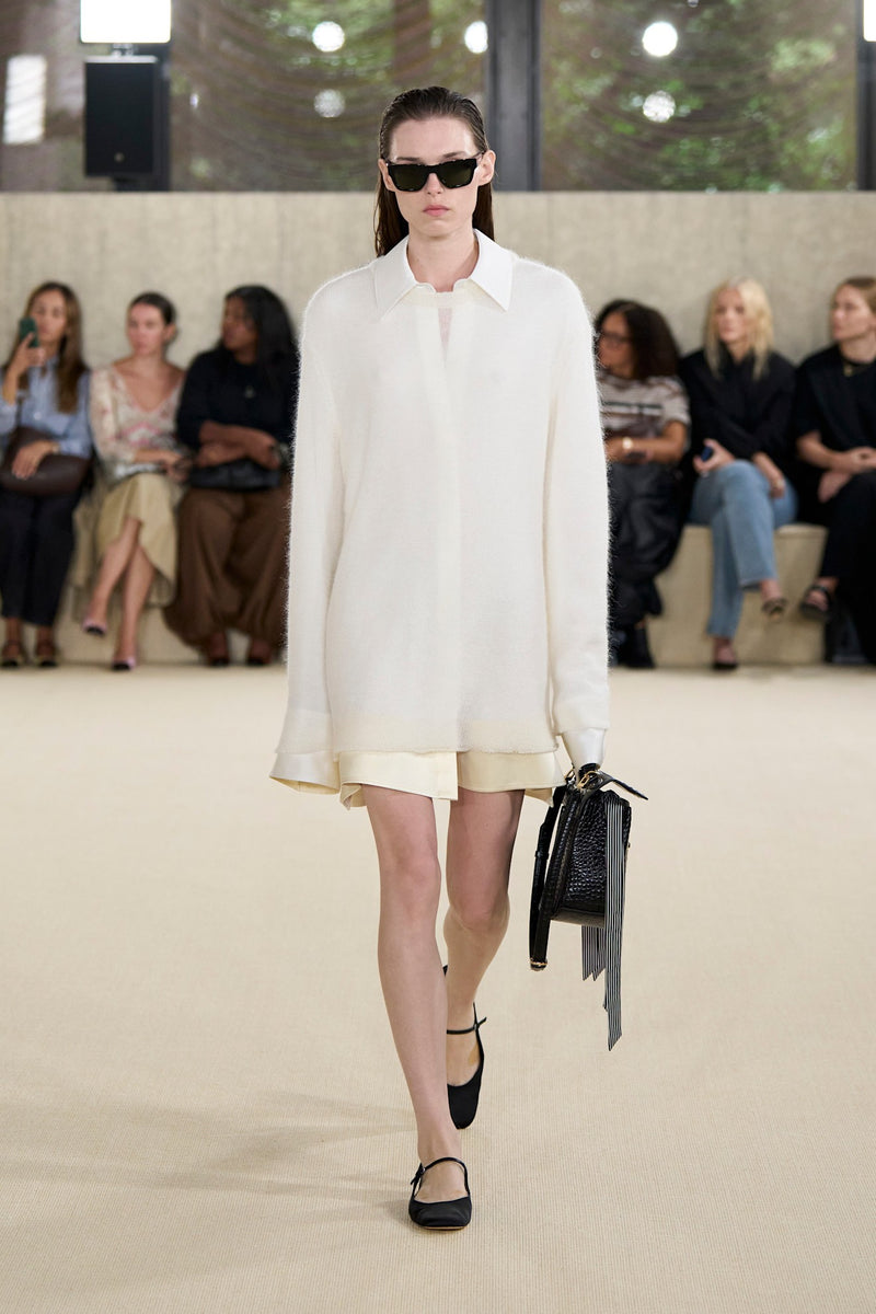 TOTEME Long Open Weave Knit Sweater woman