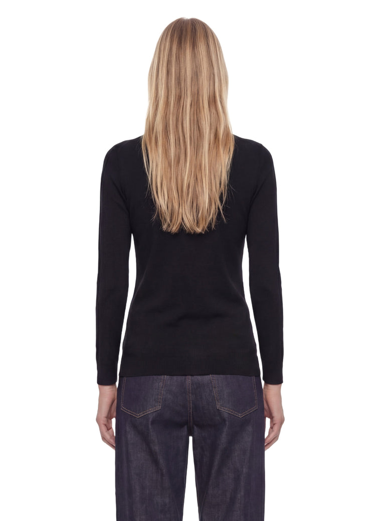 Fitted Polo Cardigan