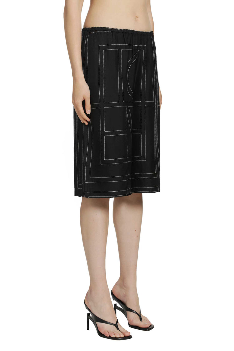 
              TOTEME Monogram Silk PJ Culottes woman
            