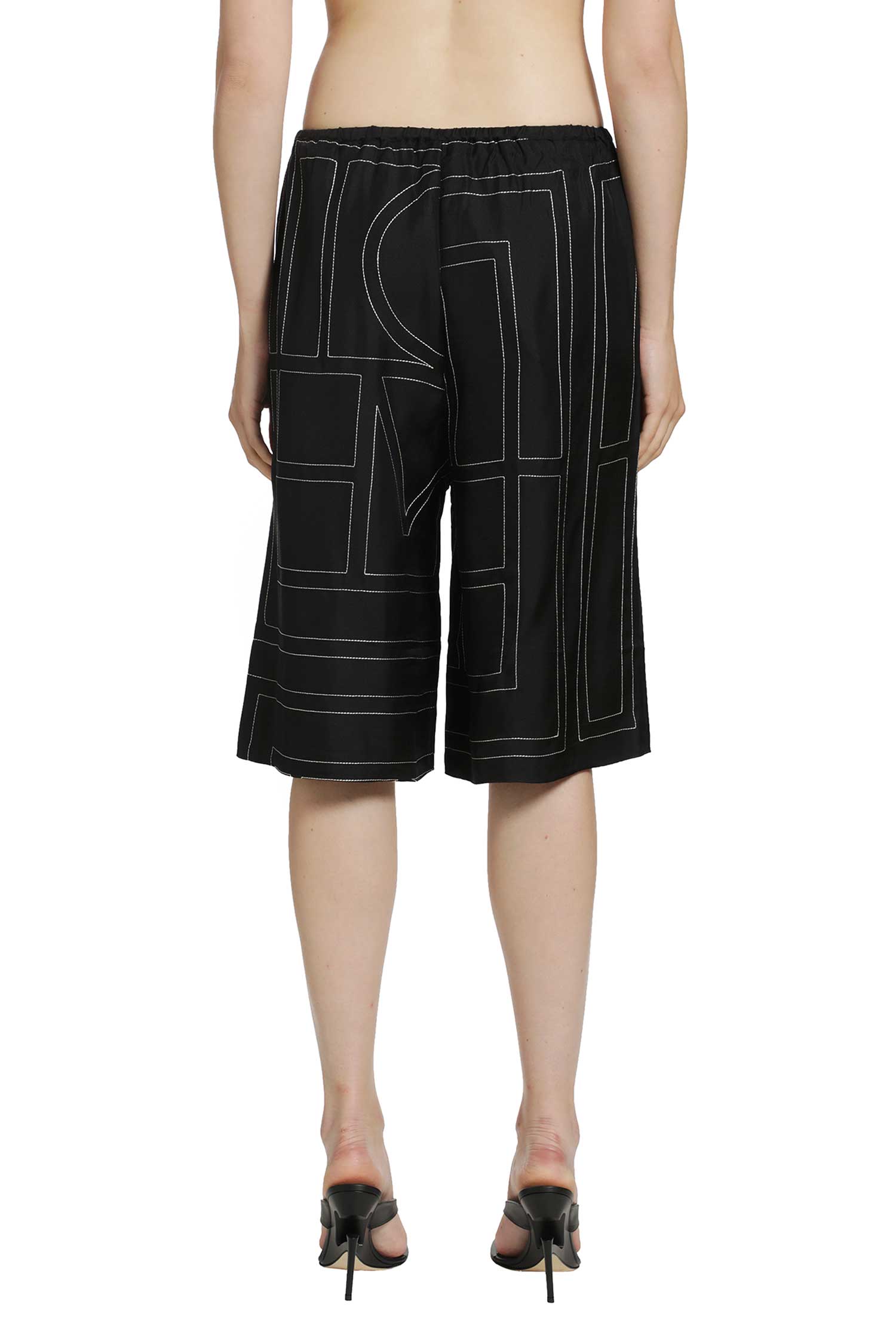 Monogram Silk PJ Culottes