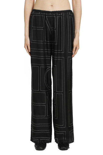 Monogram Silk PJ Bottoms