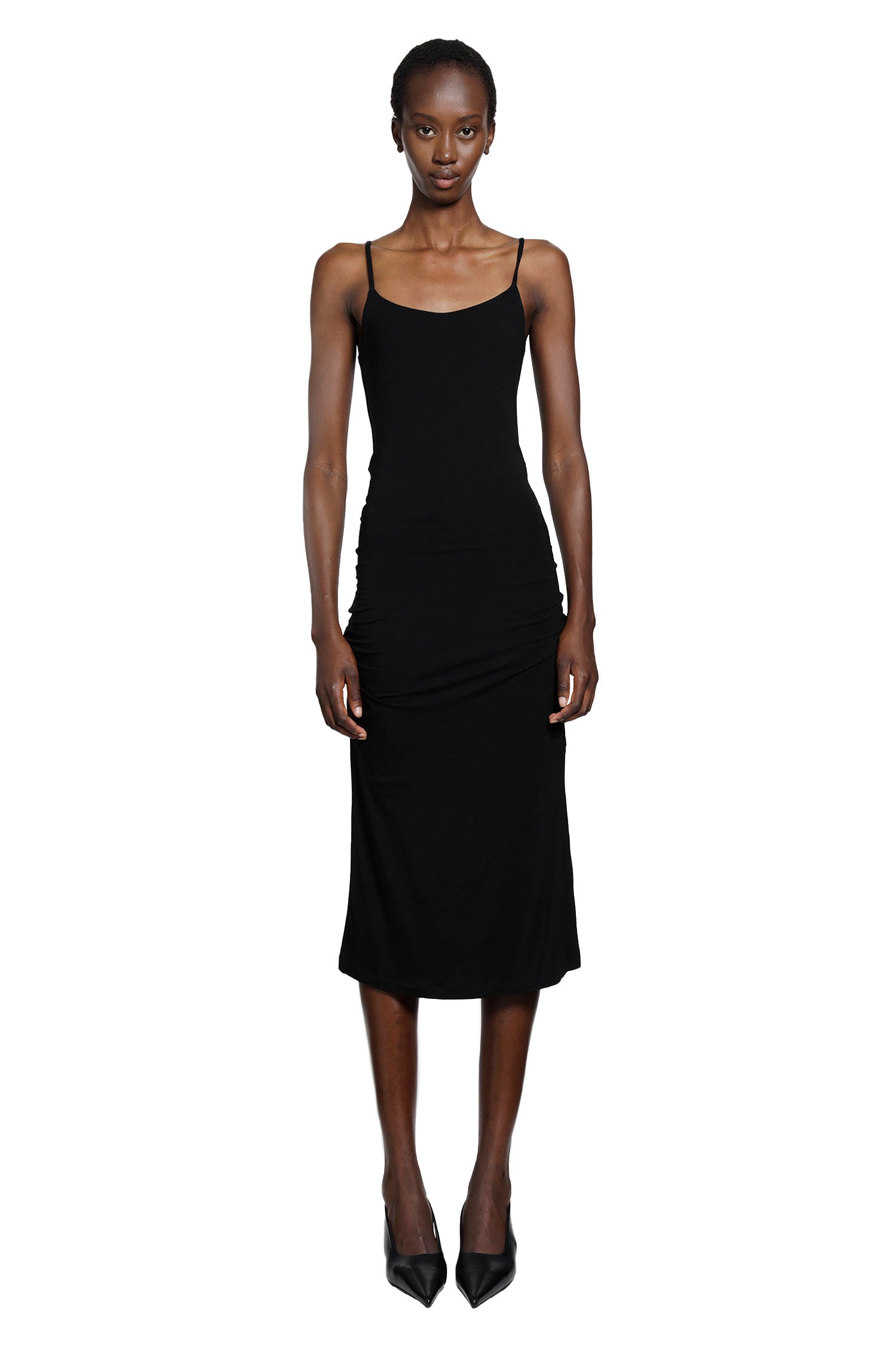 Draped Slip Dress