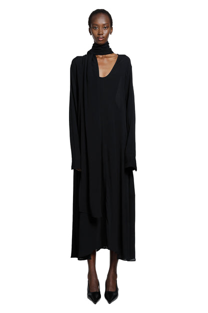 Rounded Neckline Dress