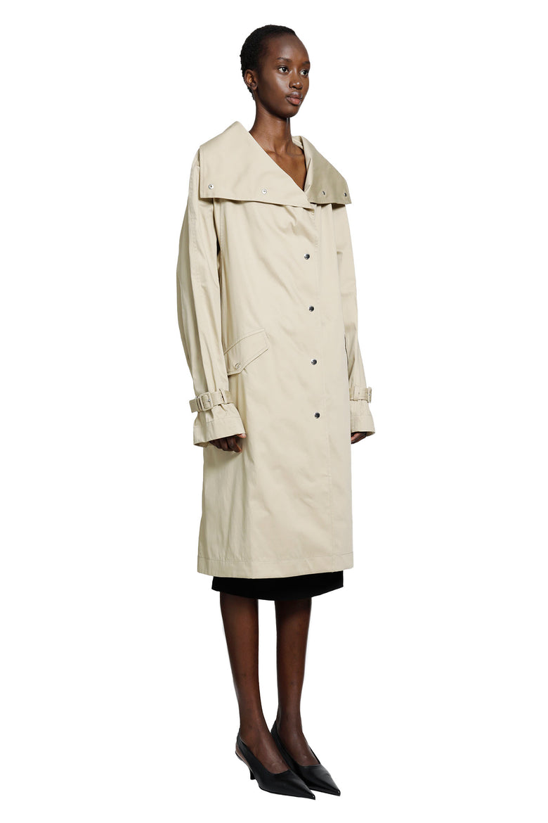 
              TOTEME Oversized Cotton Trench Coat woman
            