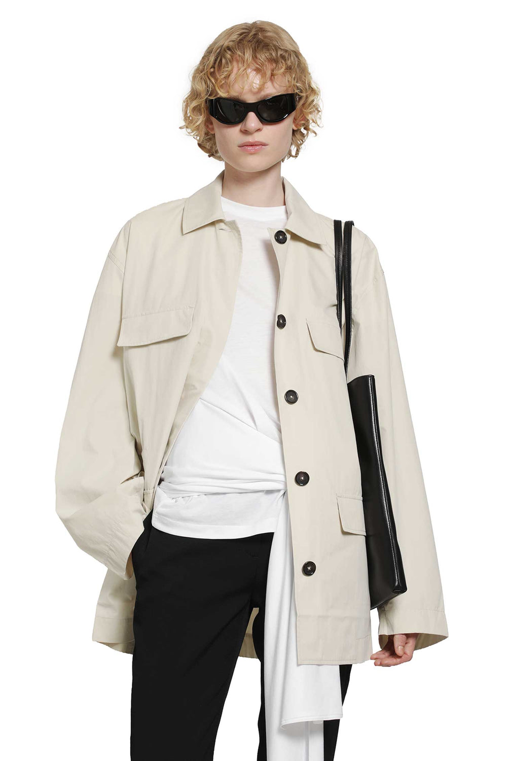 TOTEME Collared Drawstring Jacket woman
