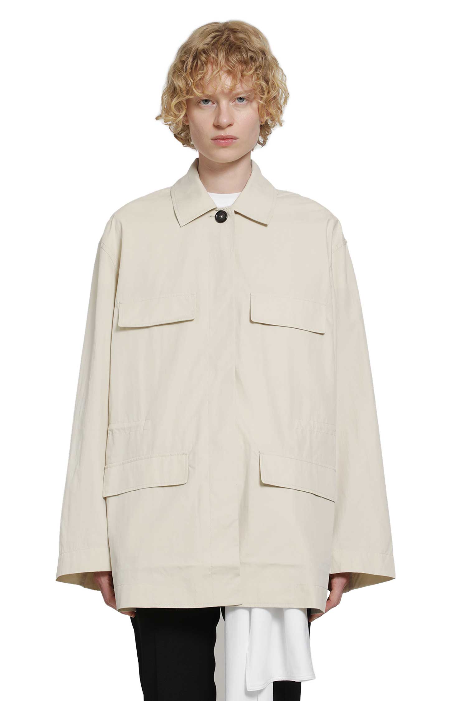 TOTEME Collared Drawstring Jacket woman