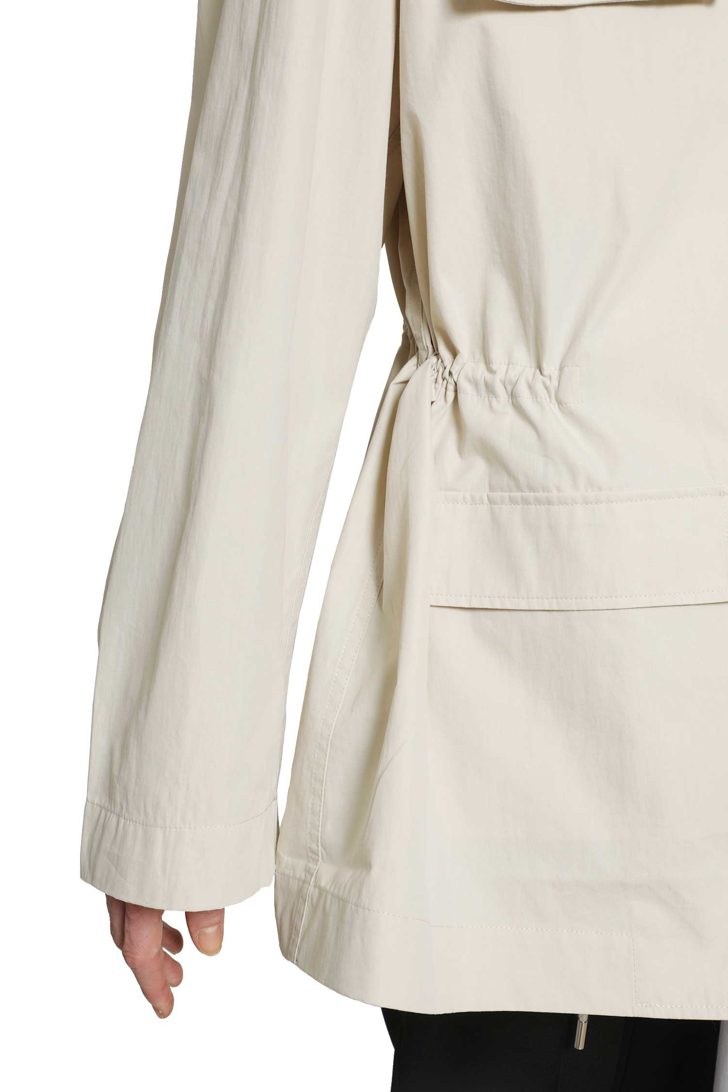 Collared Drawstring Jacket