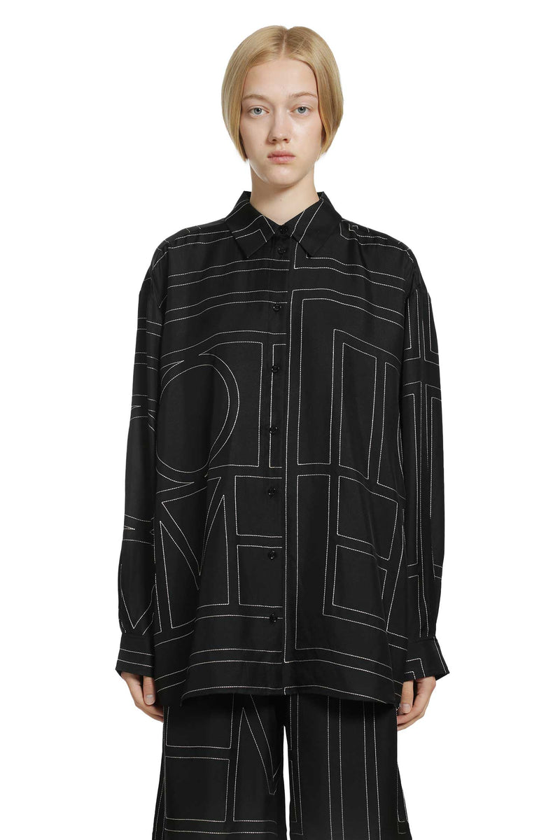 TOTEME Classic Embroidered Shirt woman