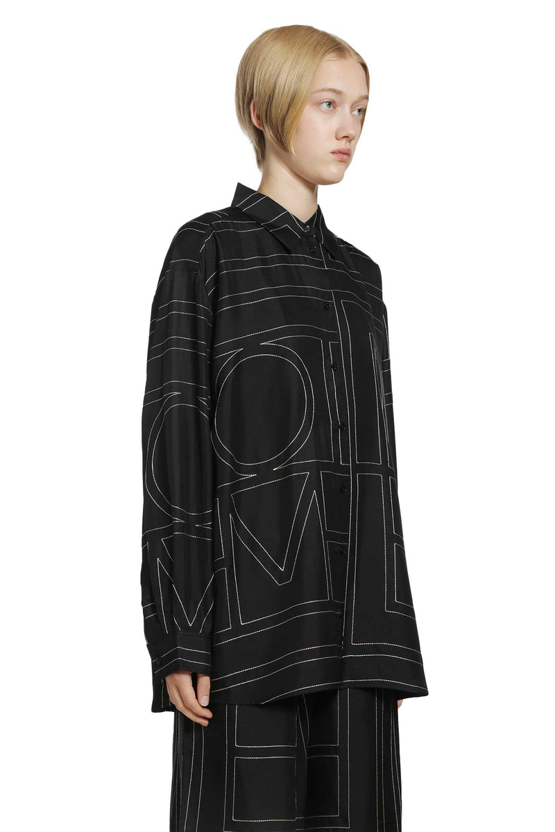 TOTEME Classic Embroidered Shirt woman