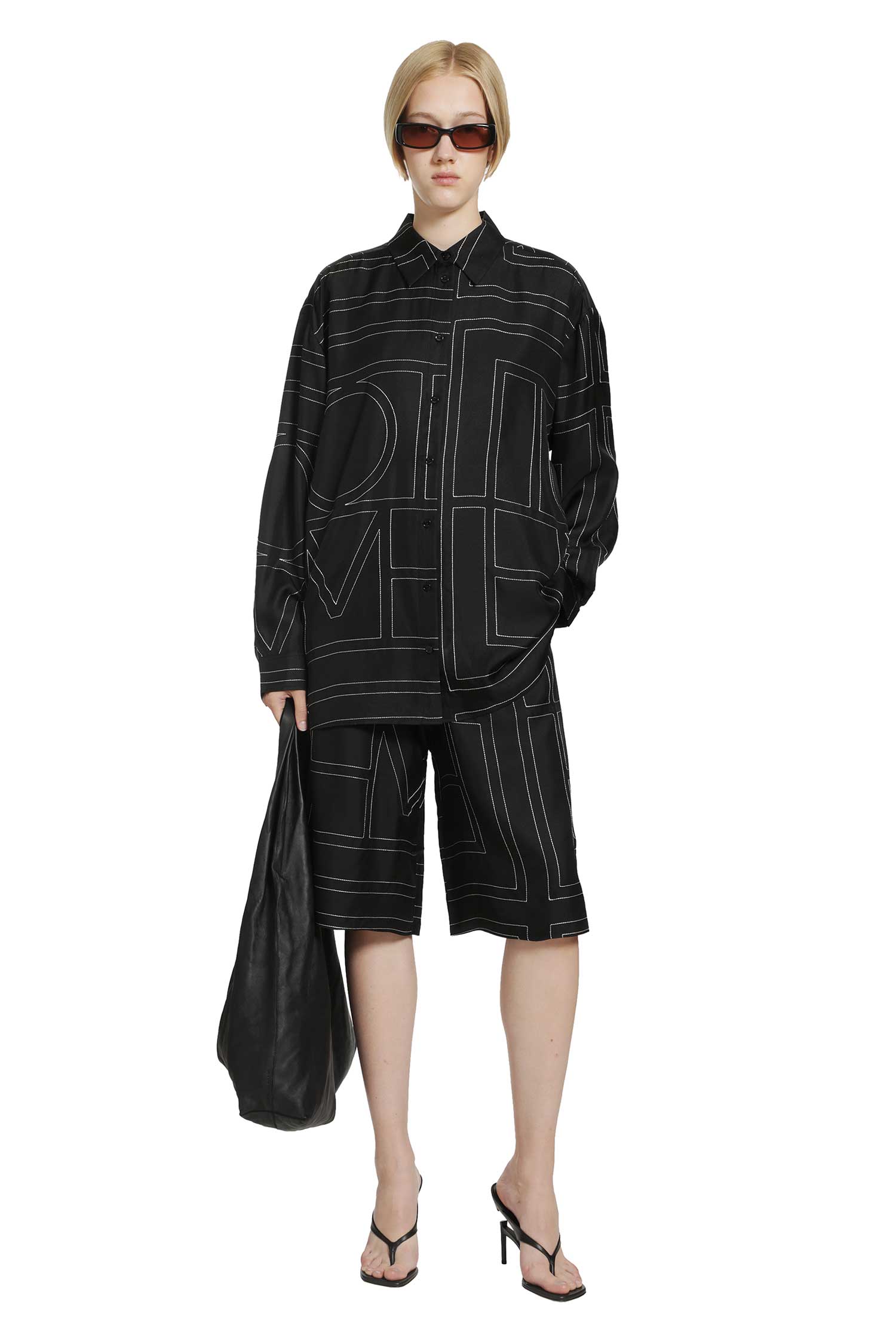 TOTEME Classic Embroidered Shirt woman