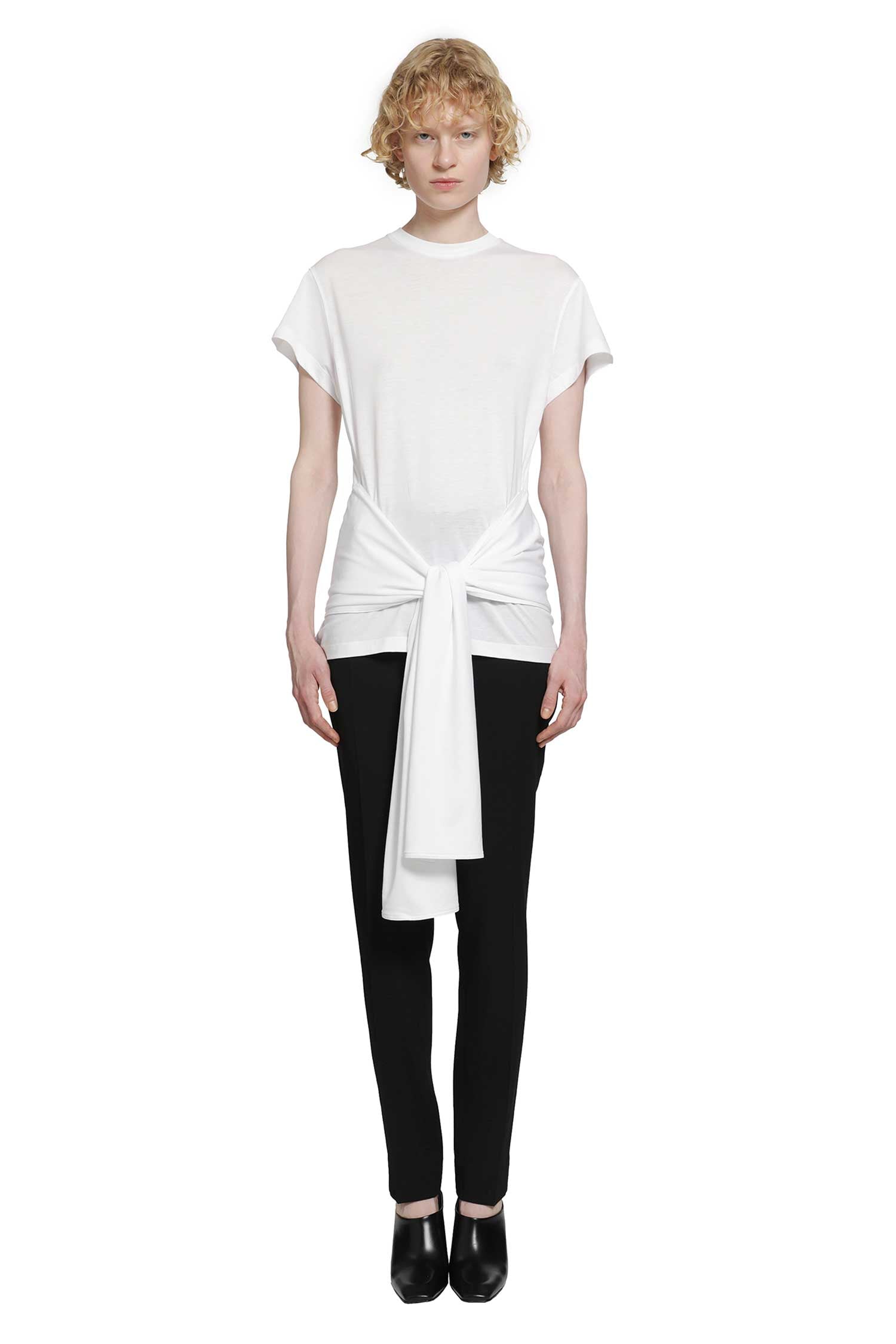TOTEME Tie-Waist Jersey Top woman