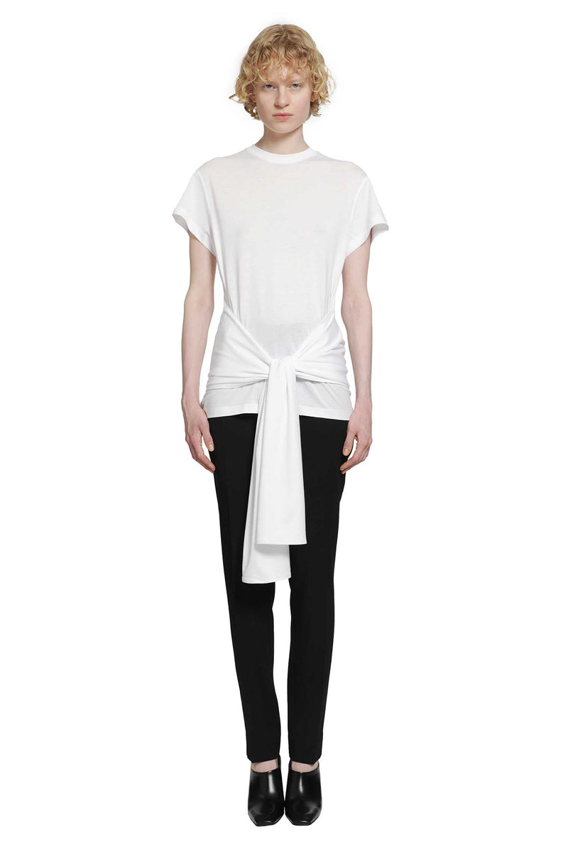 TOTEME Tie-Waist Jersey Top woman
