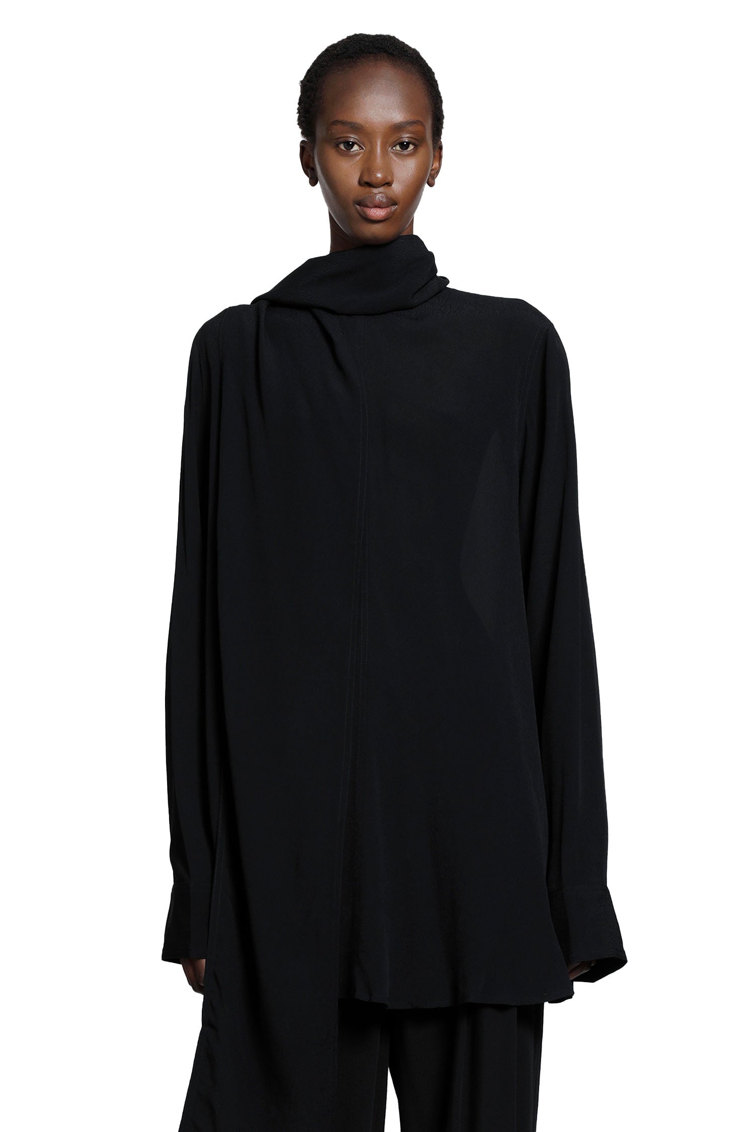 TOTEME Draped Scarf Blouse woman