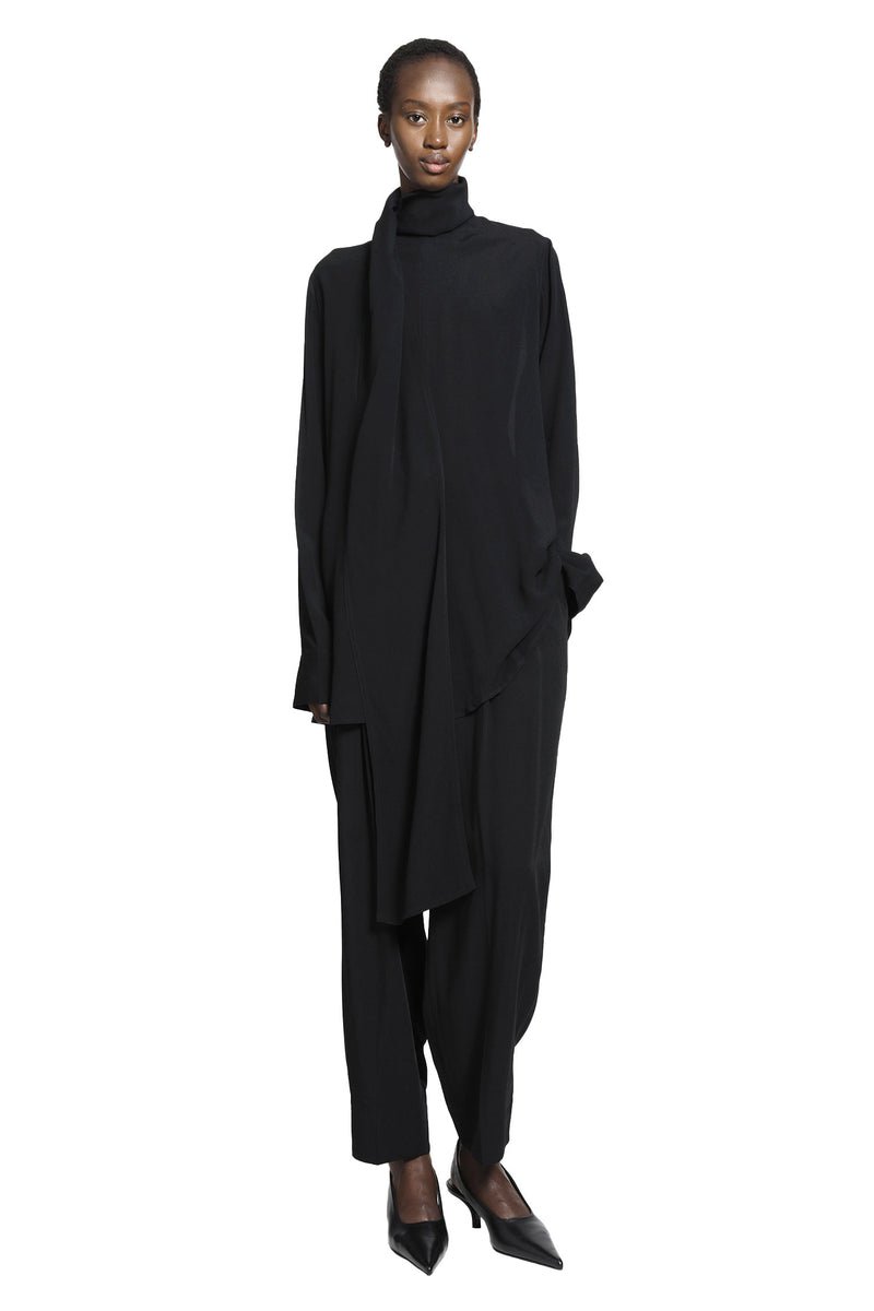 TOTEME Draped Scarf Blouse woman