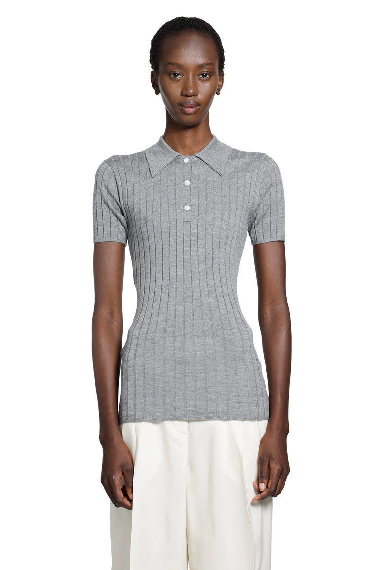 
              TOTEME Ribbed Cashmere Silk Polo woman
            