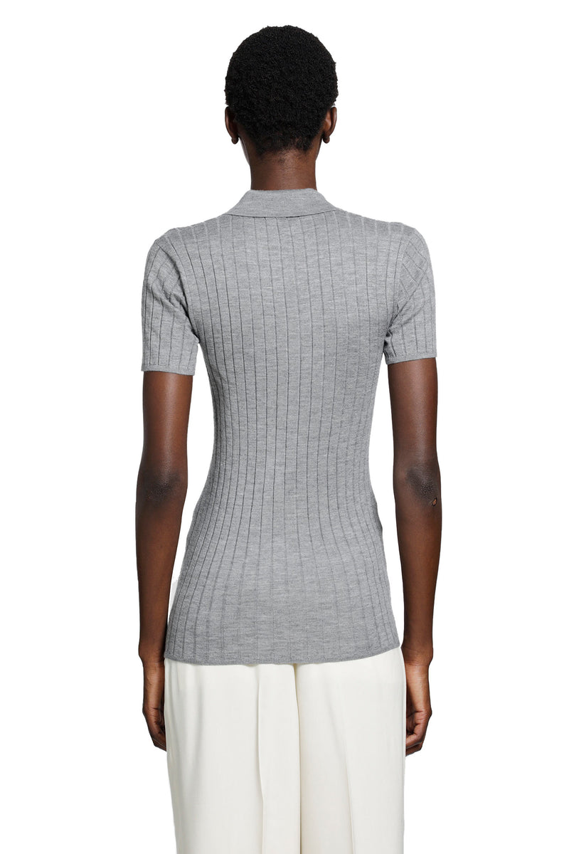 TOTEME Ribbed Cashmere Silk Polo woman