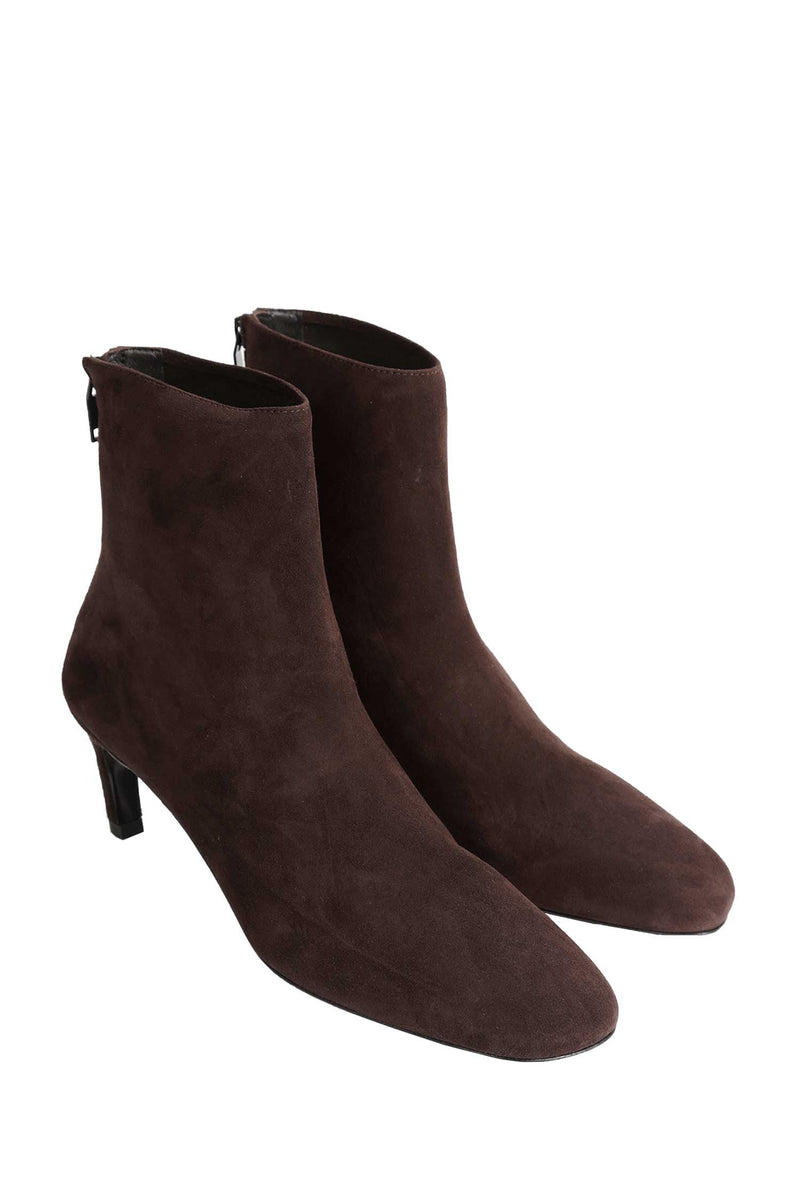 TOTEME Soft Suede Ankle Boots woman
