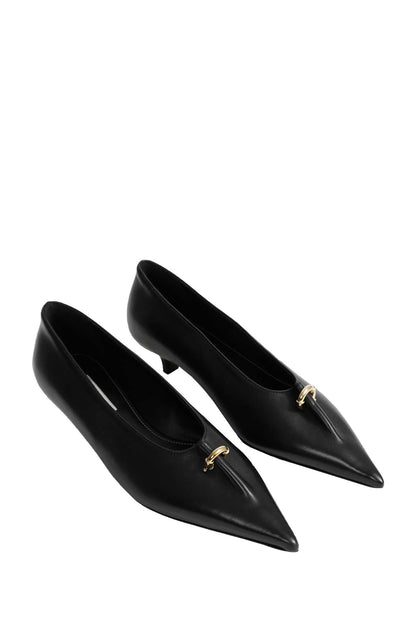 Pierced Nappa Pumps