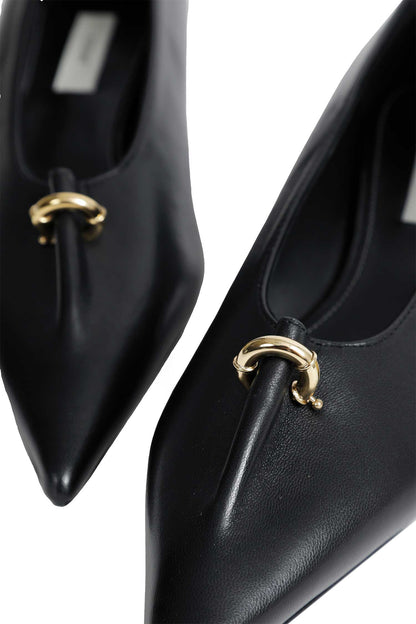Pierced Nappa Pumps