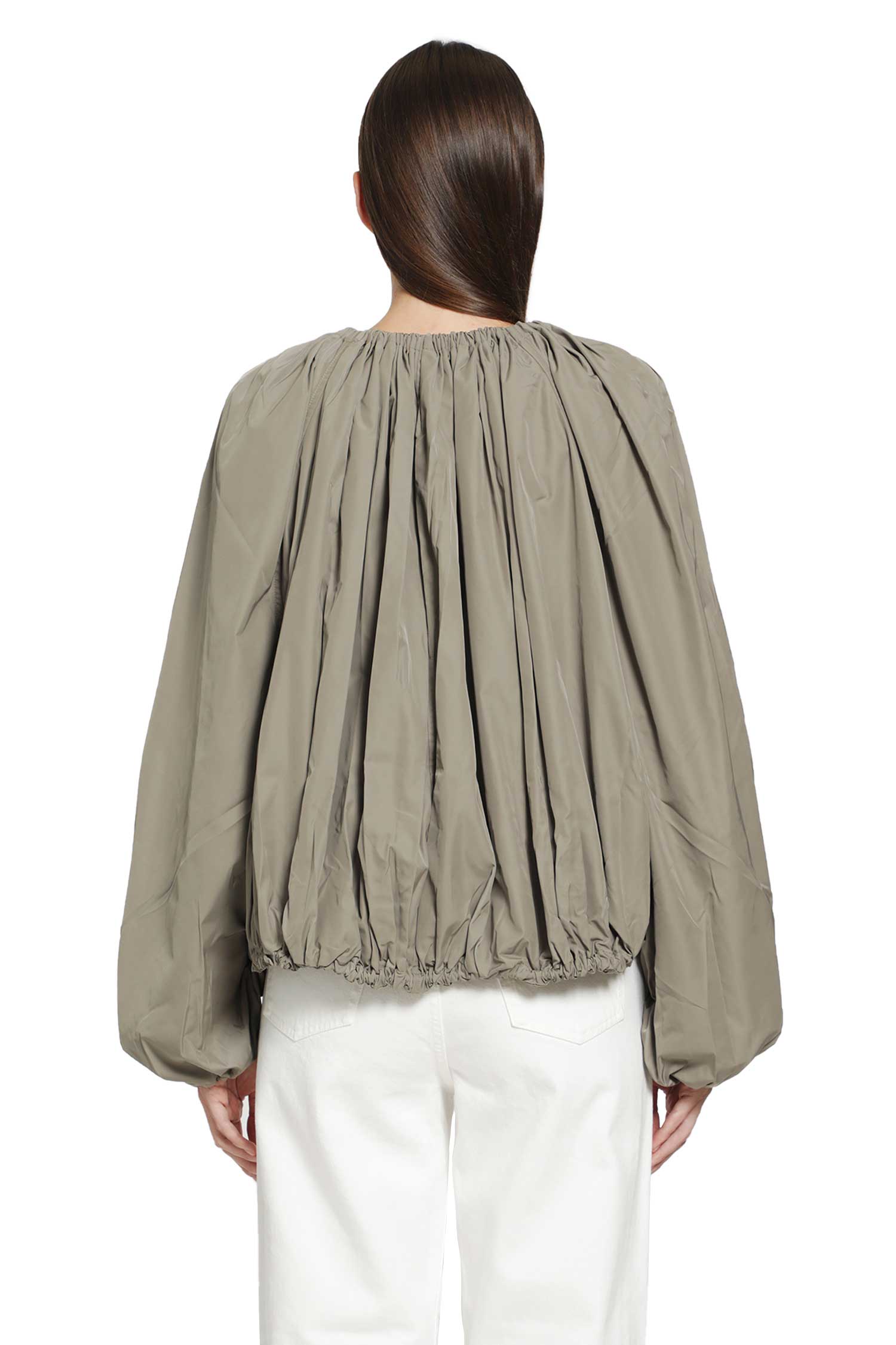 Gathered Parachute Jacket