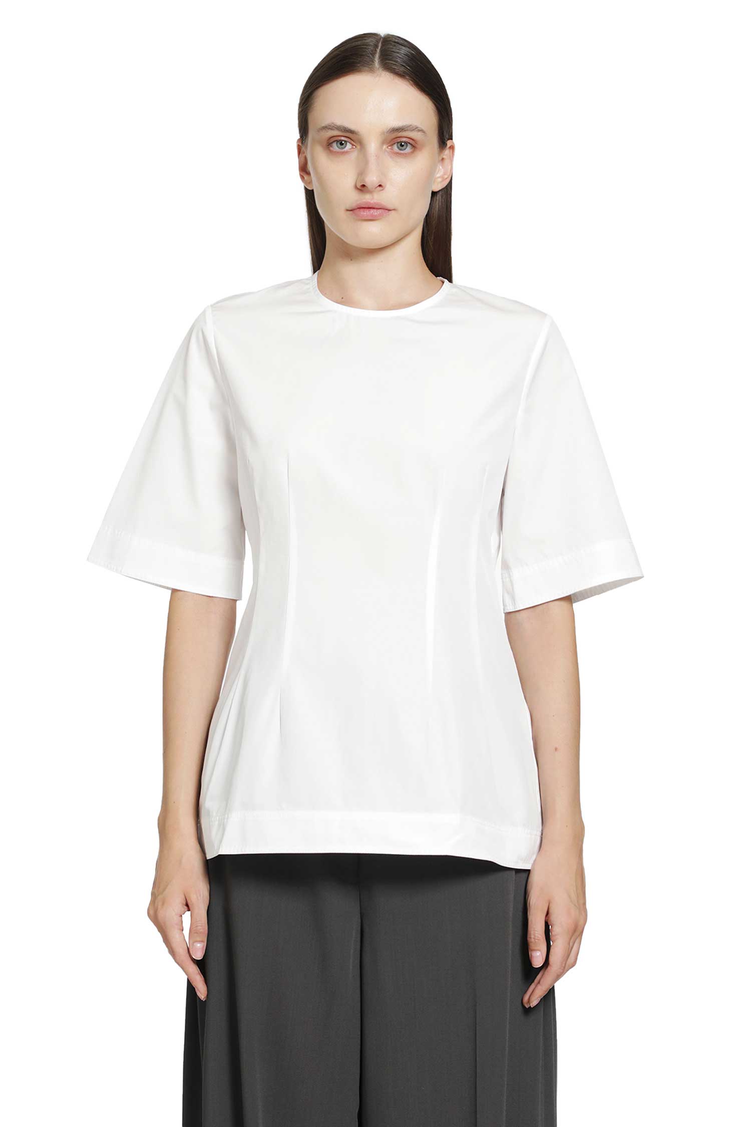TOTEME Sculptural Cotton Top woman