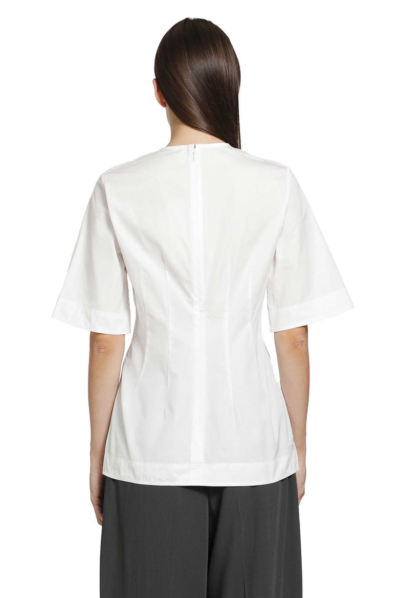 TOTEME Sculptural Cotton Top woman