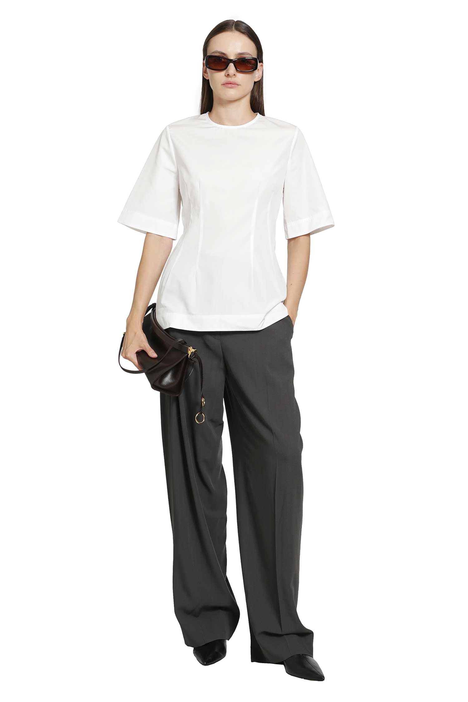 TOTEME Sculptural Cotton Top woman