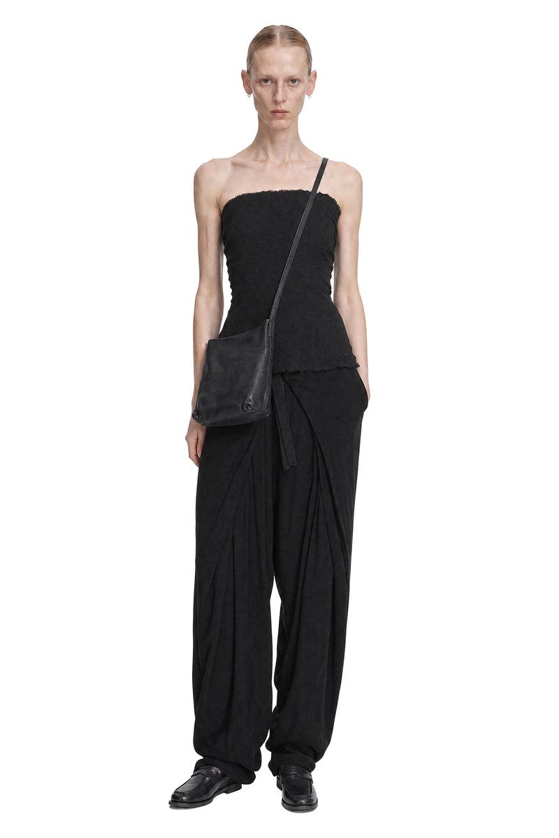 MARC LE BIHAN Stretch Nylon Silk Bustier Top woman