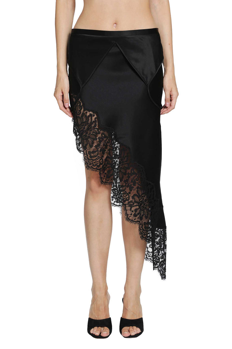 
              SSHEENA Guantanamo Satin Skirt woman
            