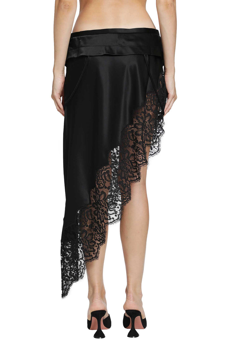 SSHEENA Guantanamo Satin Skirt woman