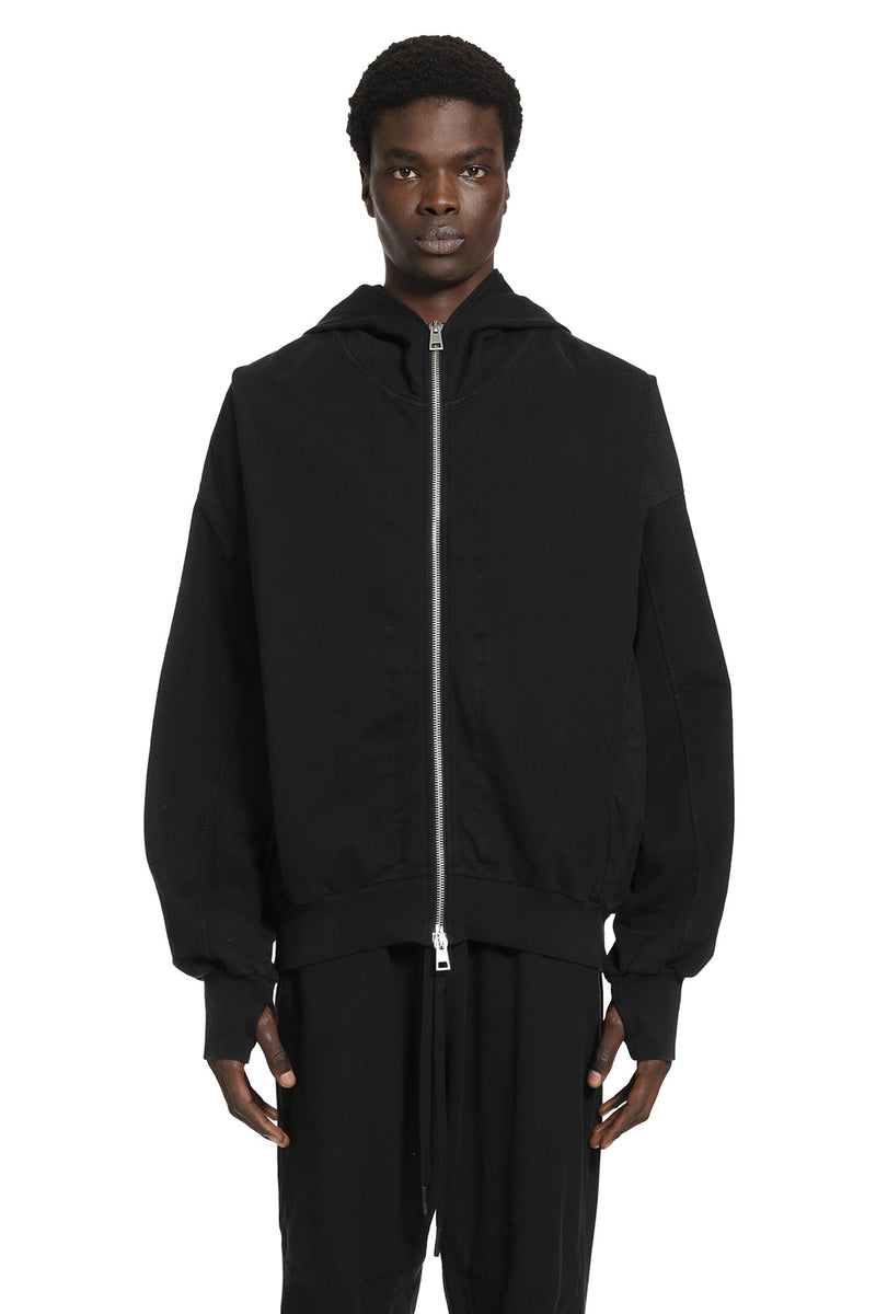 ANDREA YA AQOV Zip-Up Hoodie with Hand gaiters man