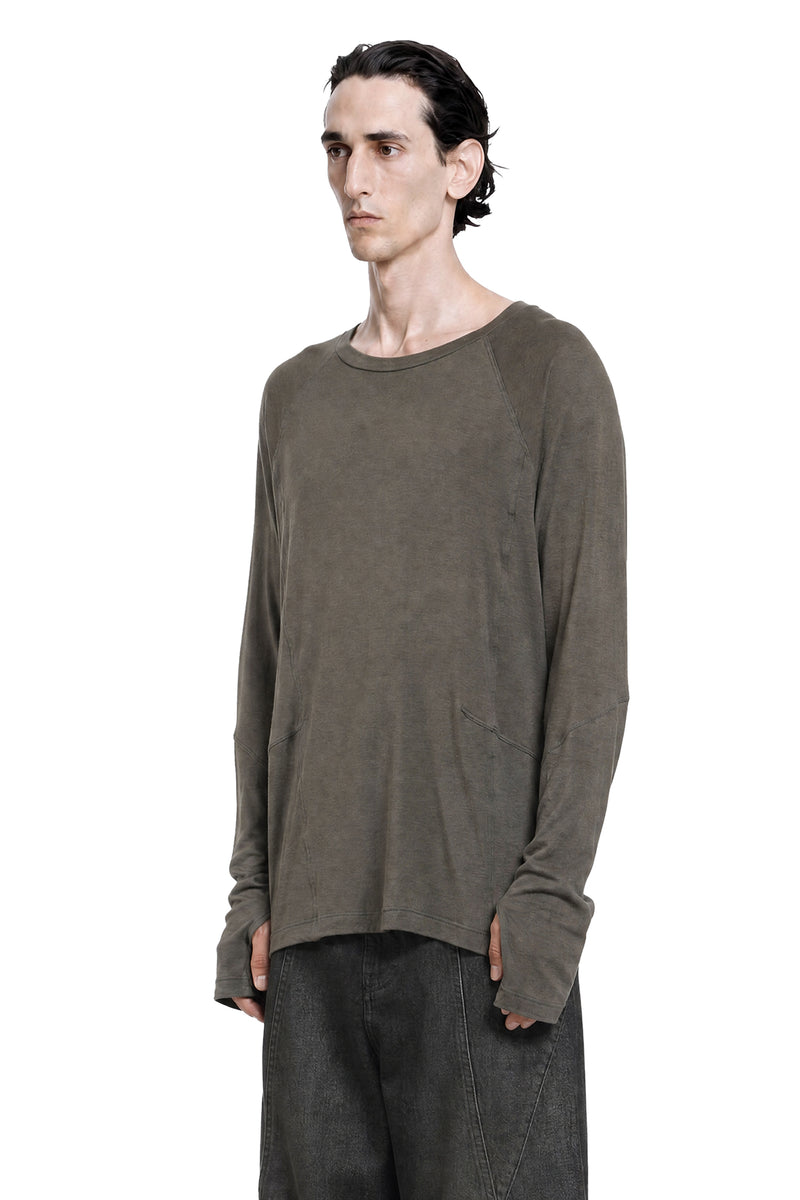 ANDREA YA AQOV Viscose Wool long Sleeve T-Shirt man