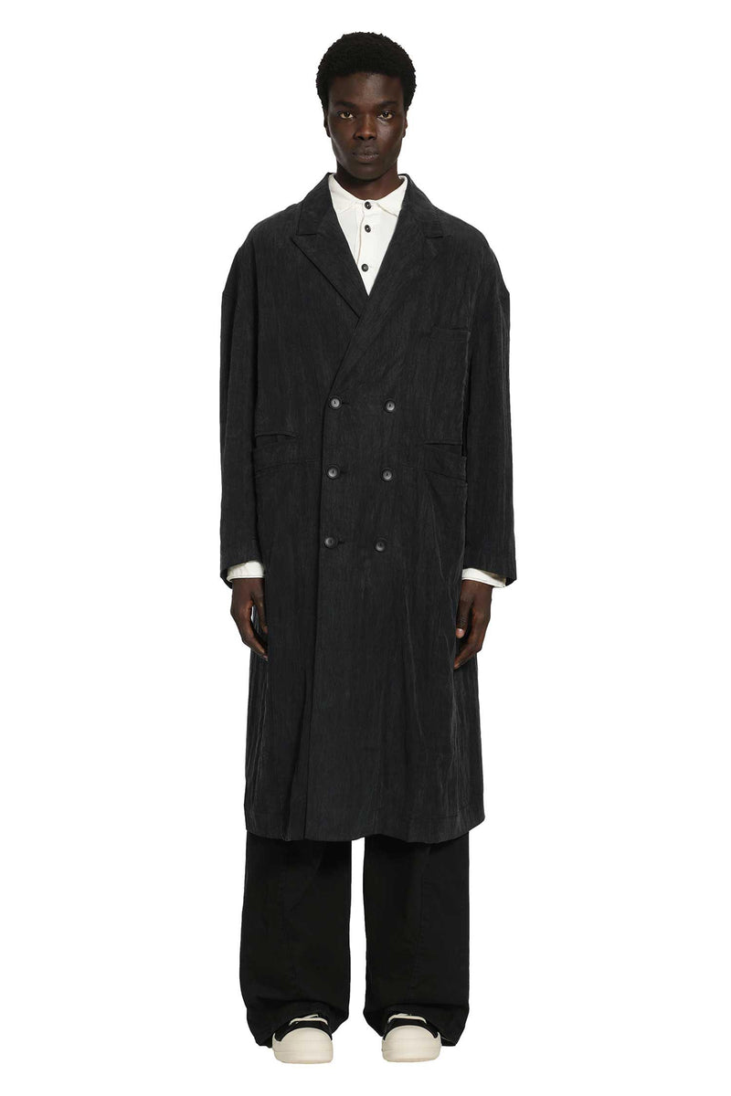 ANDREA YA AQOV Lyocell Nylon Trench Coat man