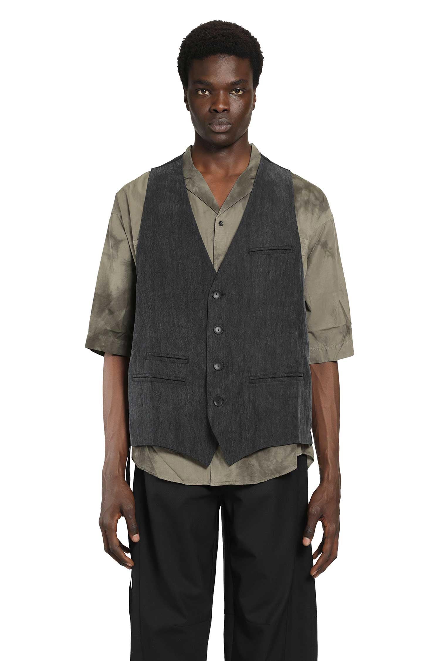 Lyocell Nylon Tailored Vest