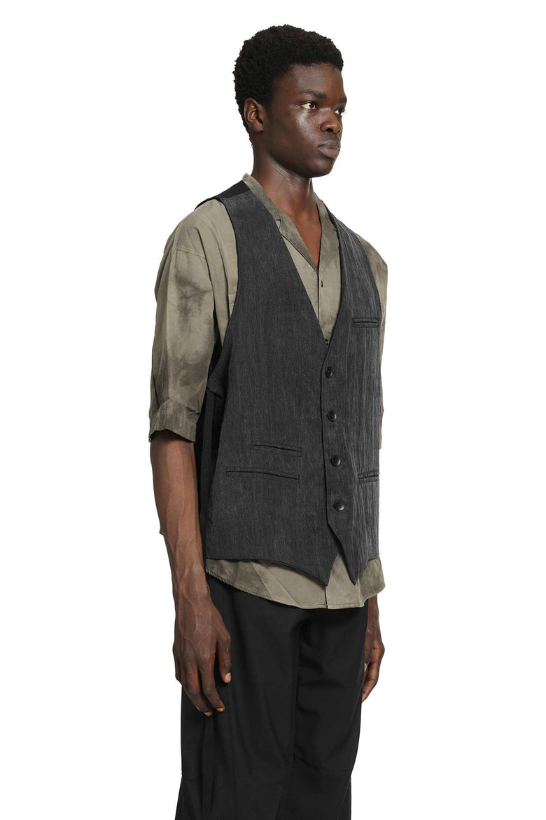 
              ANDREA YA AQOV Lyocell Nylon Tailored Vest man
            