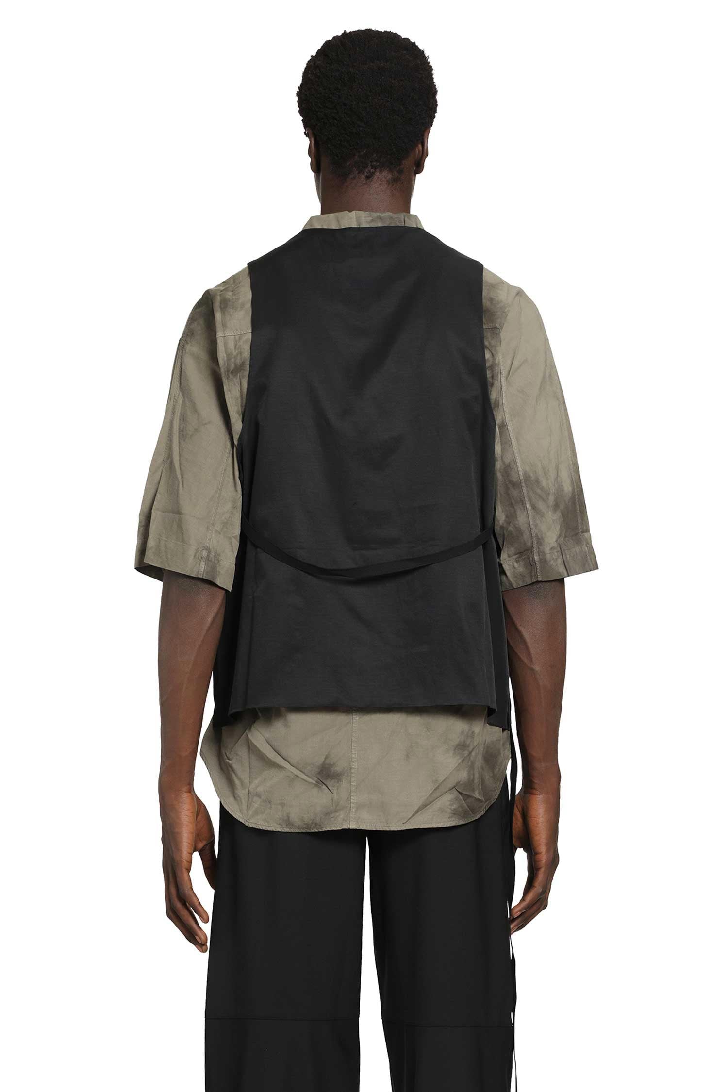 ANDREA YA AQOV Lyocell Nylon Tailored Vest man