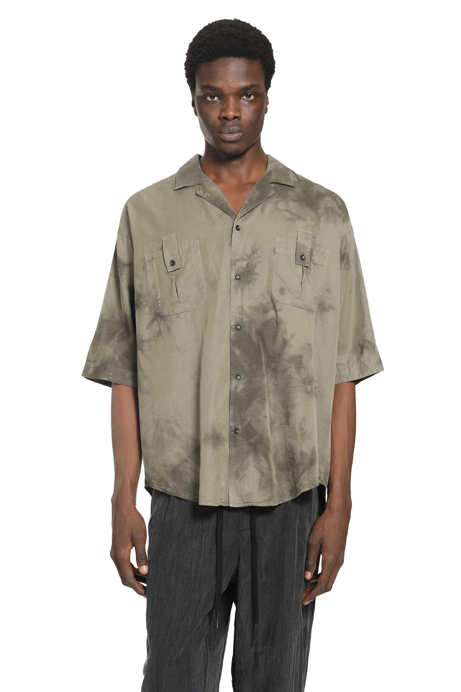 Cupro Cotton Tie Dye Shirt