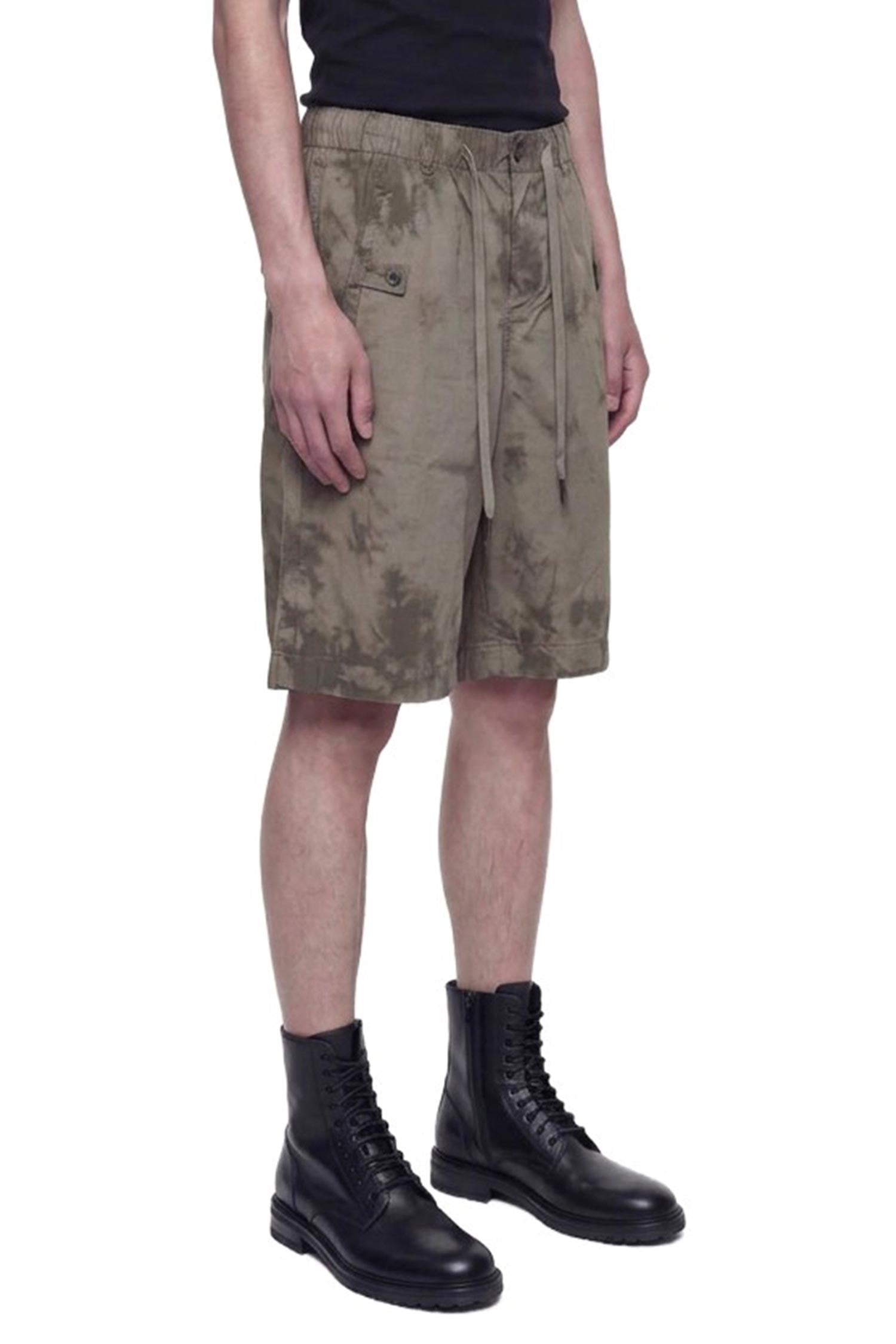 ANDREA YA AQOV Cupro Cotton Tie Dye Shorts man