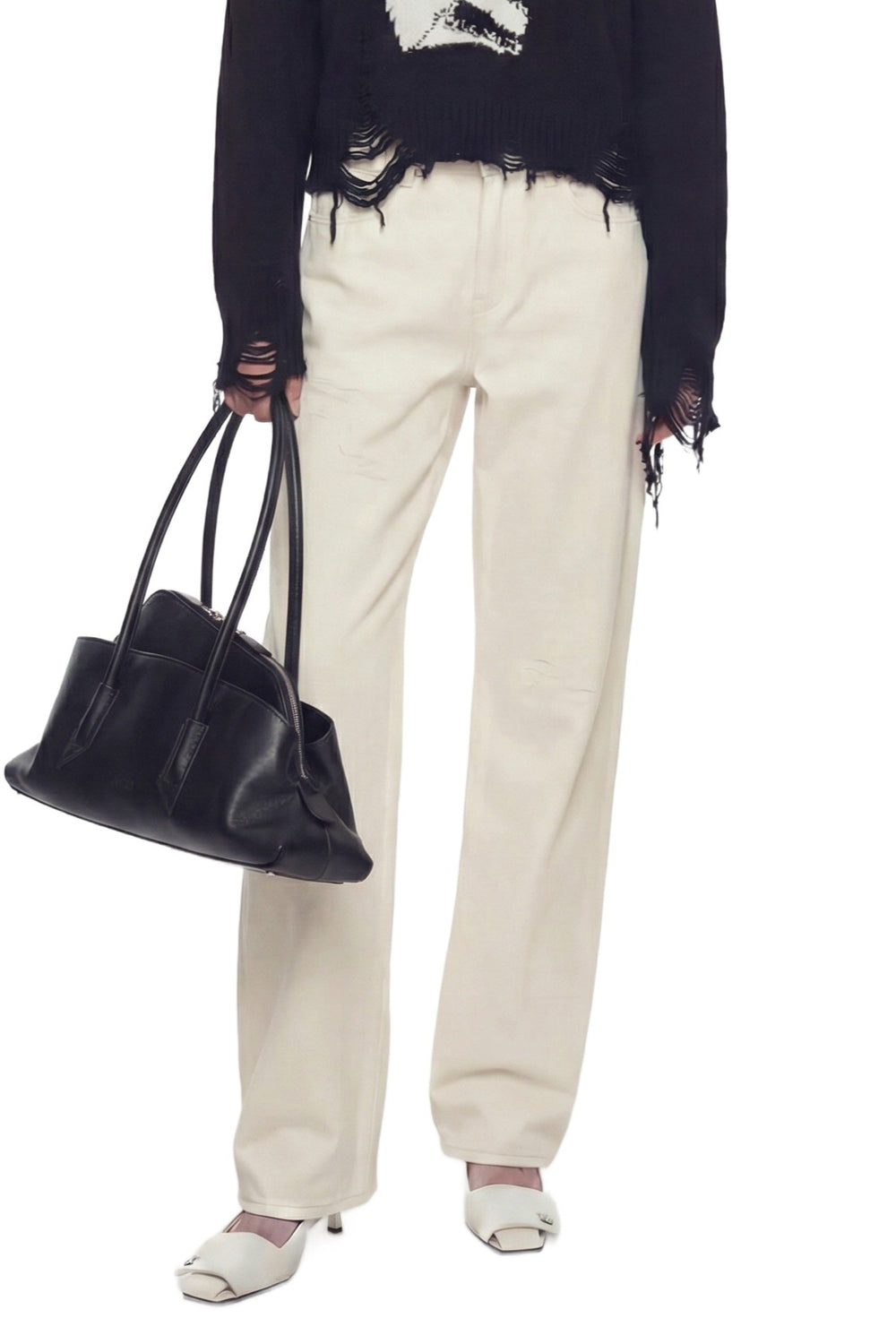 SSHEENA Distressed Baggy Jeans woman