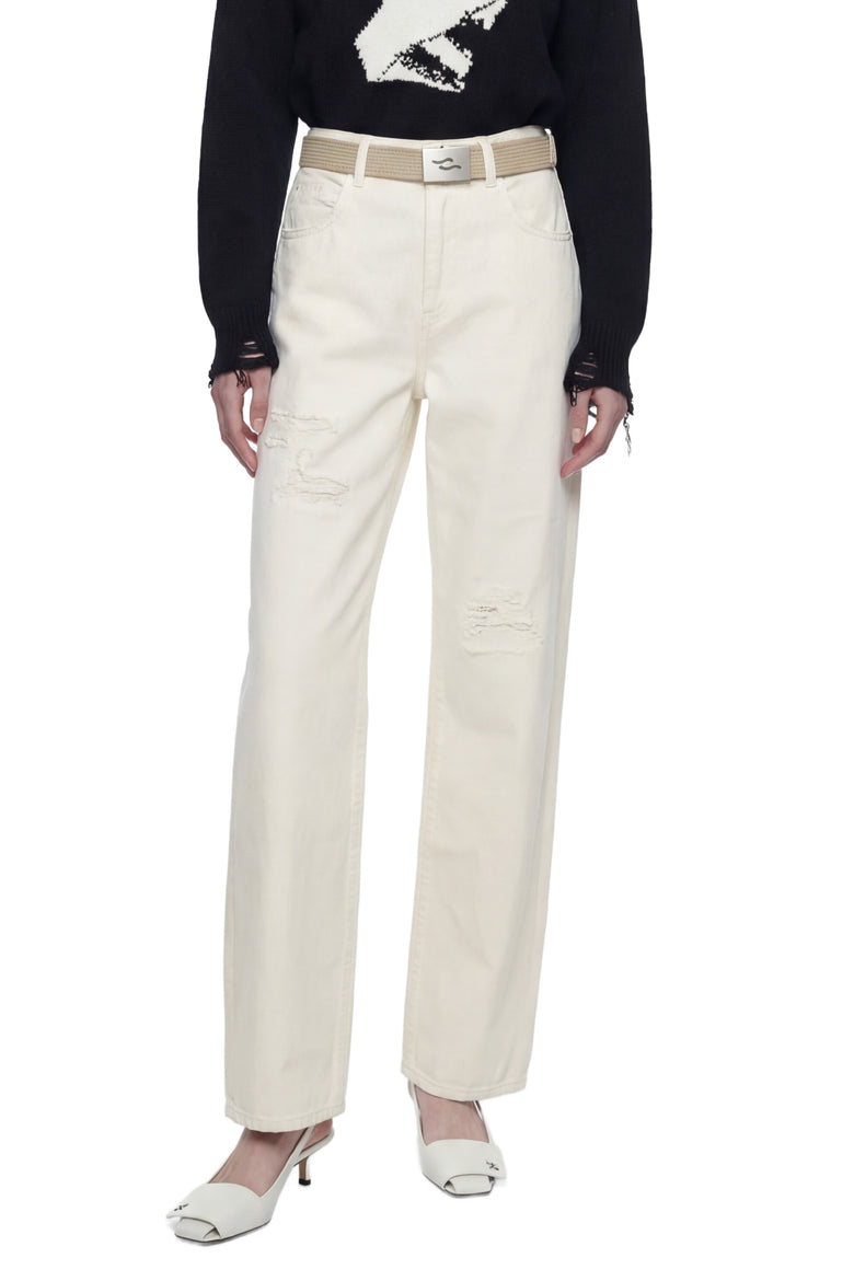 Distressed Baggy Jeans