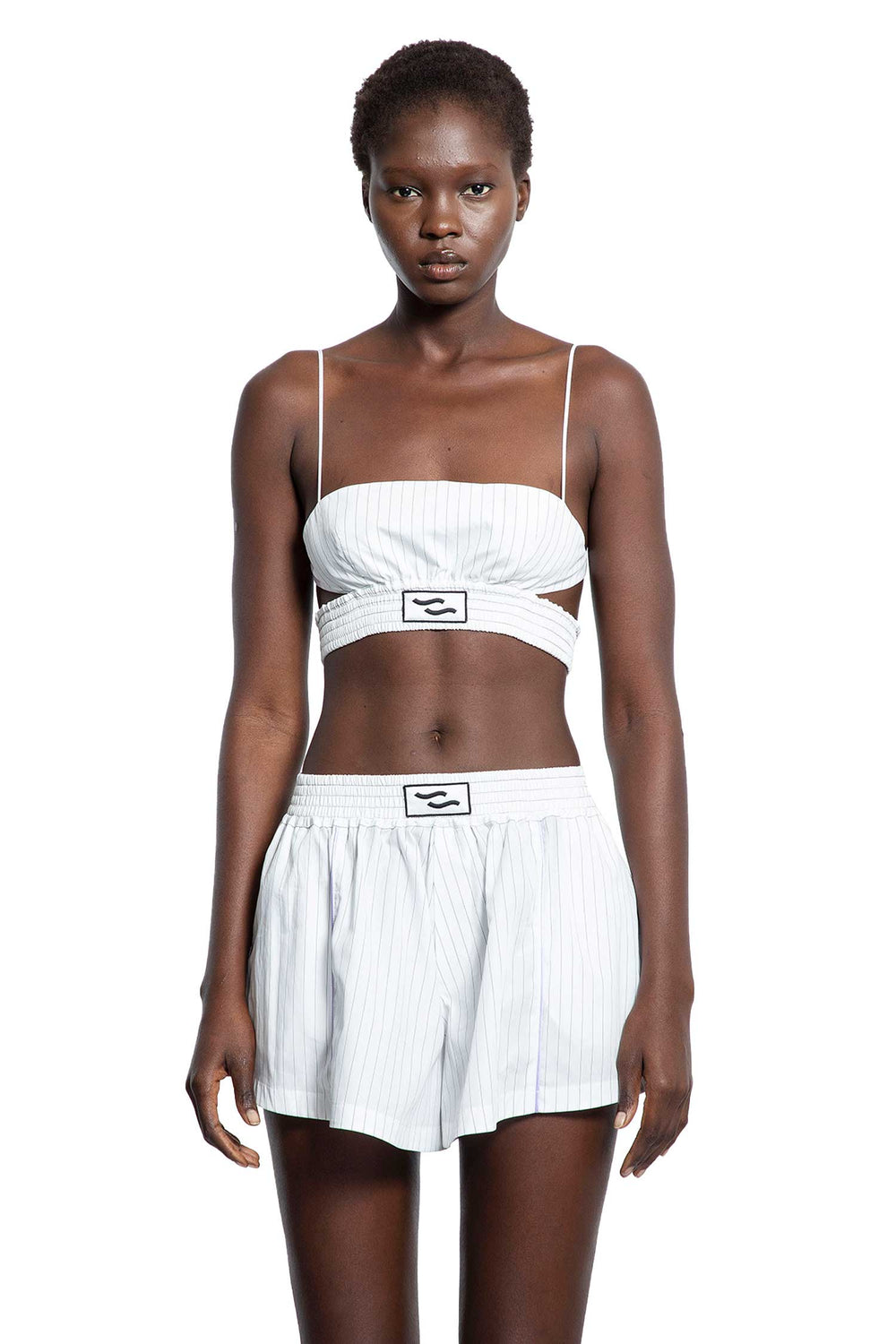 SSHEENA Baseball Stripes Top woman