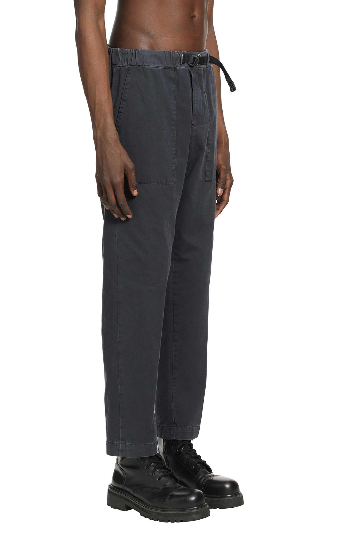 Belted Cotton Trousers
