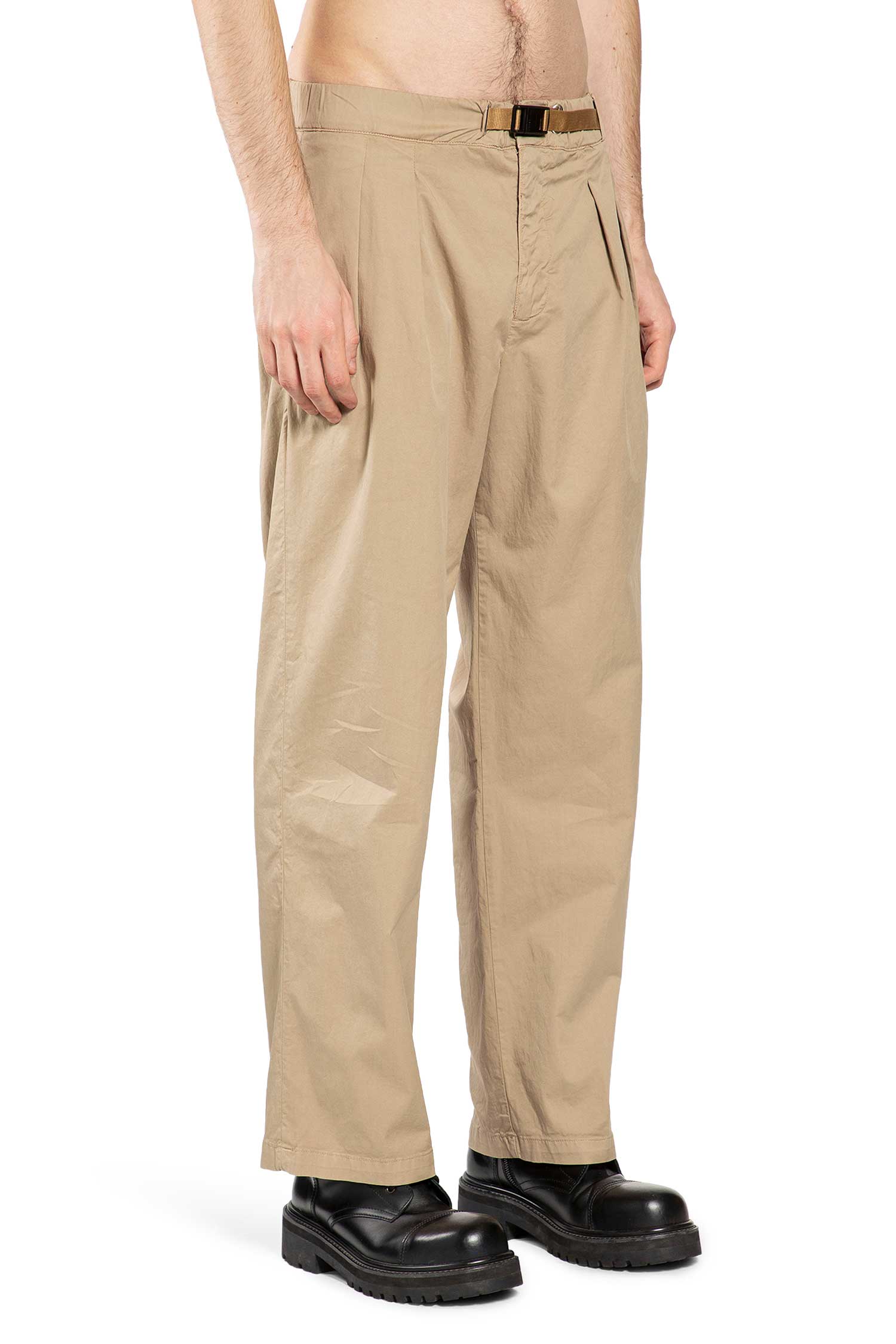 Belted Chinos