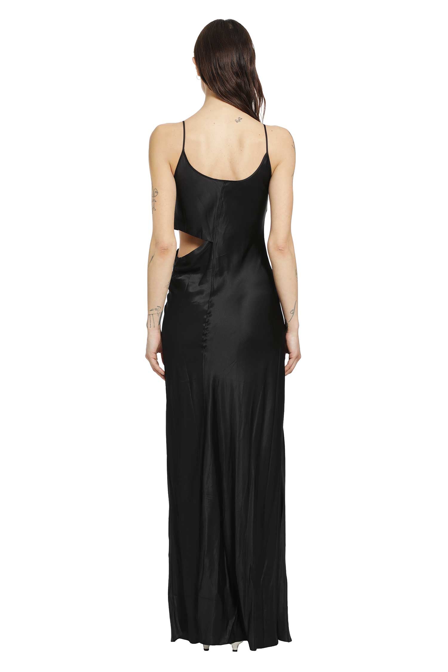ANDREA YA AQOV Cut-Out Dress in Satin woman