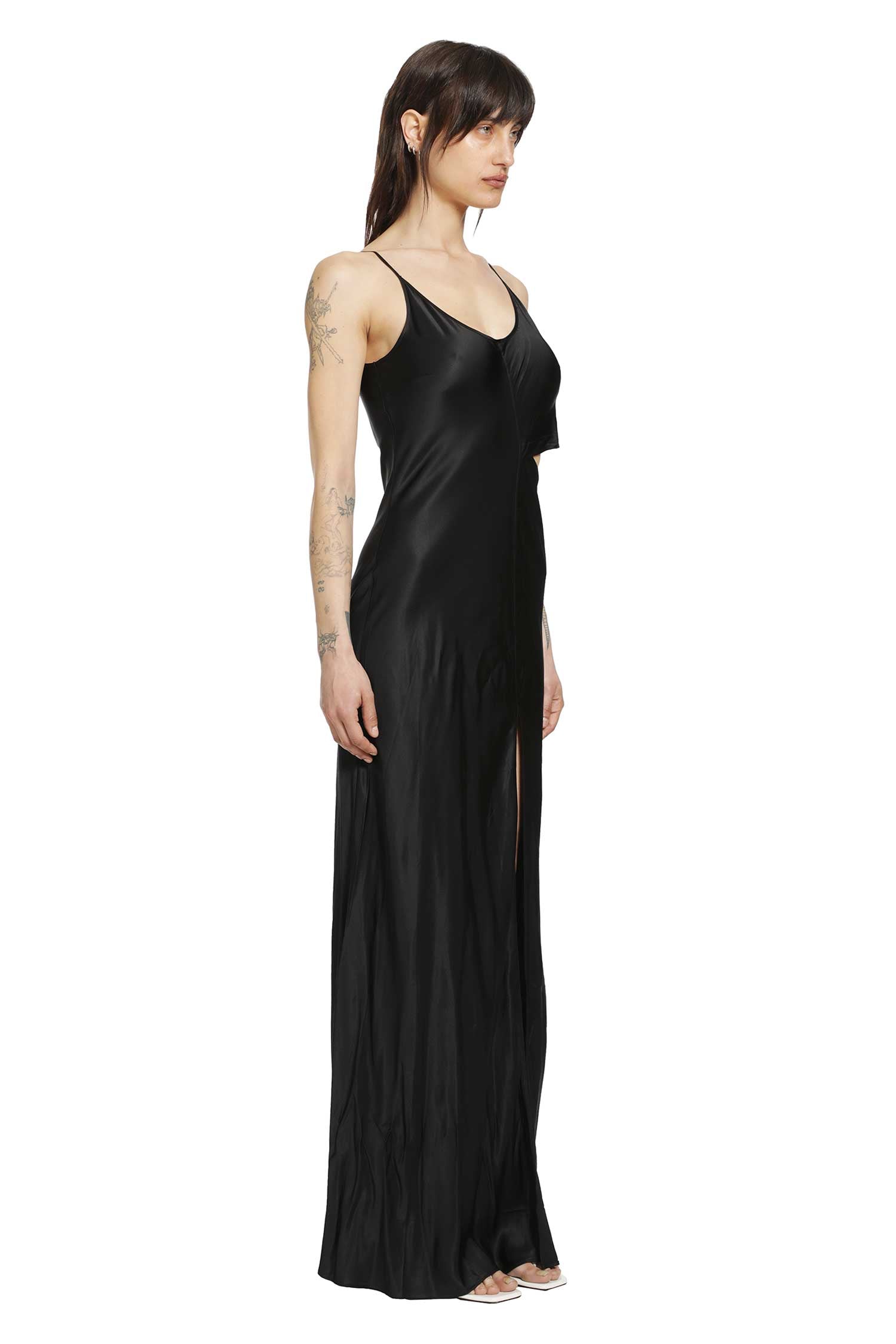 ANDREA YA AQOV Cut-Out Dress in Satin woman