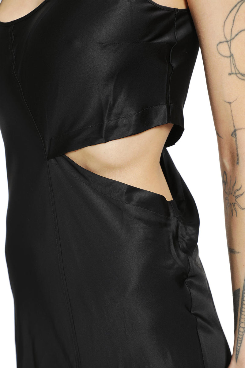 ANDREA YA AQOV Cut-Out Dress in Satin woman
