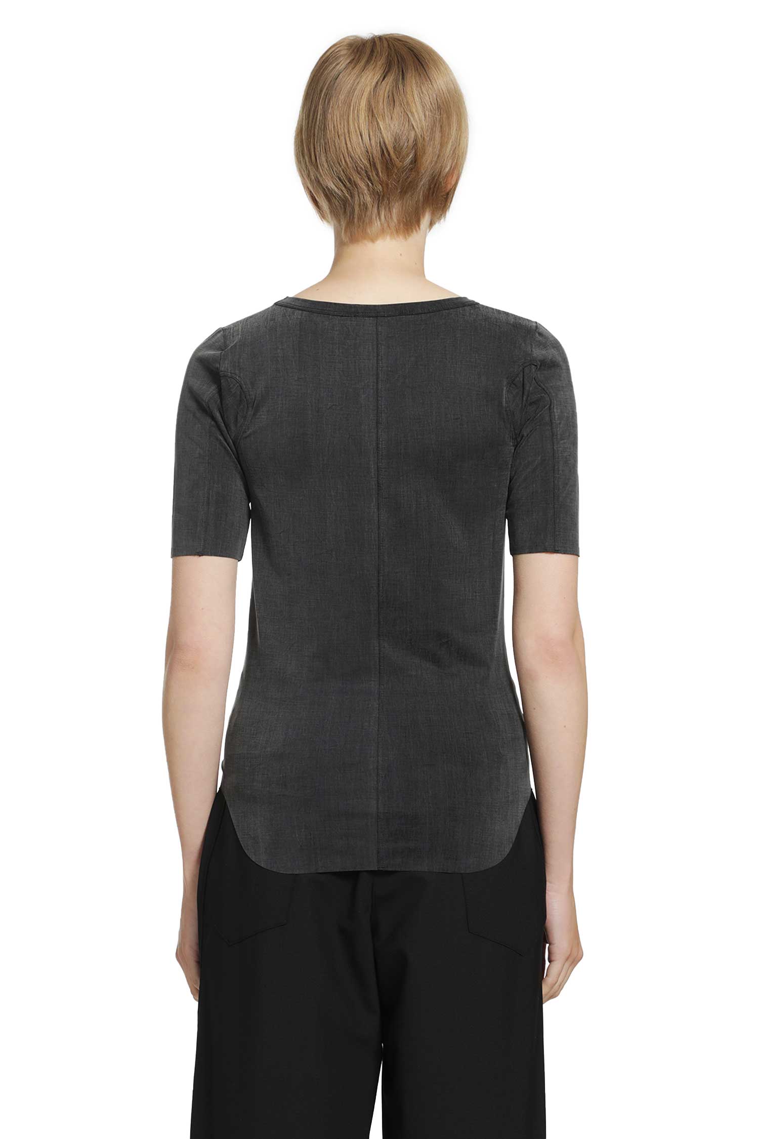 ANDREA YA AQOV Stretch Cupro Jersey T-Shirt woman