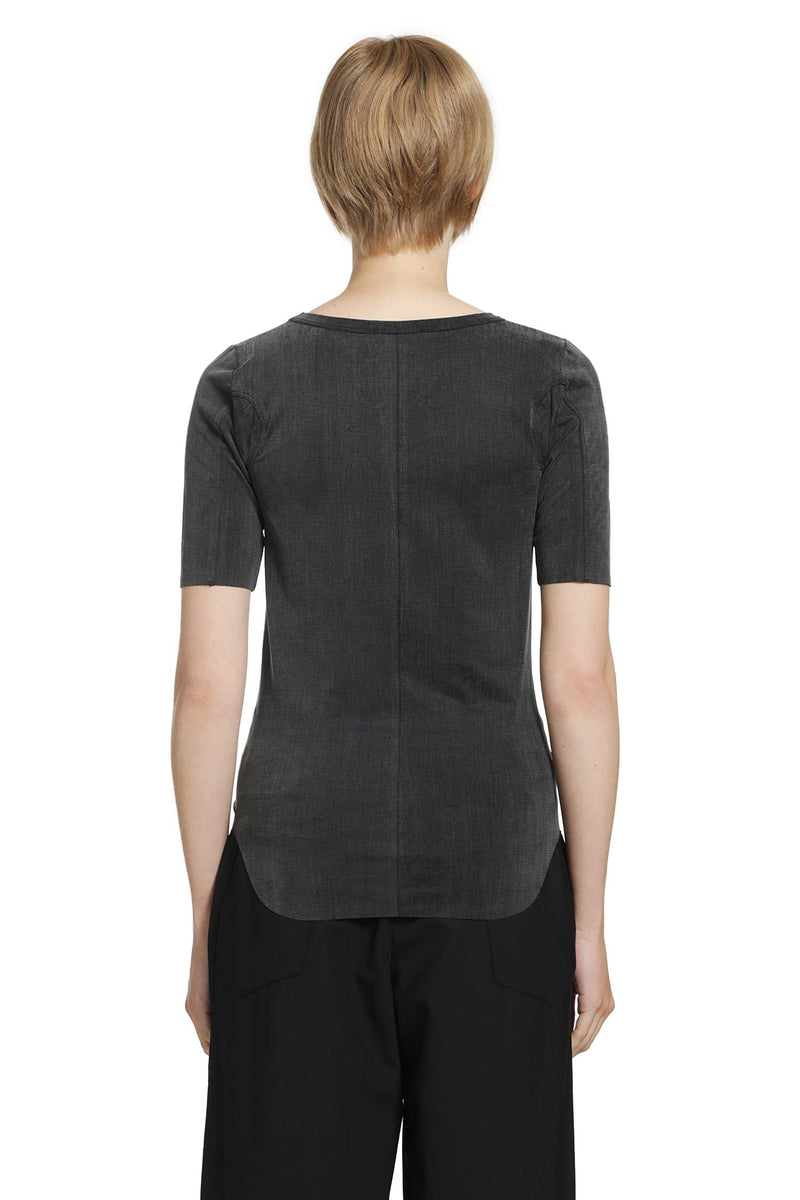 ANDREA YA AQOV Stretch Cupro Jersey T-Shirt woman