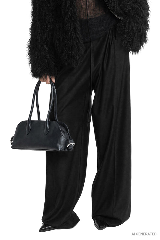 Wide Wool Pants