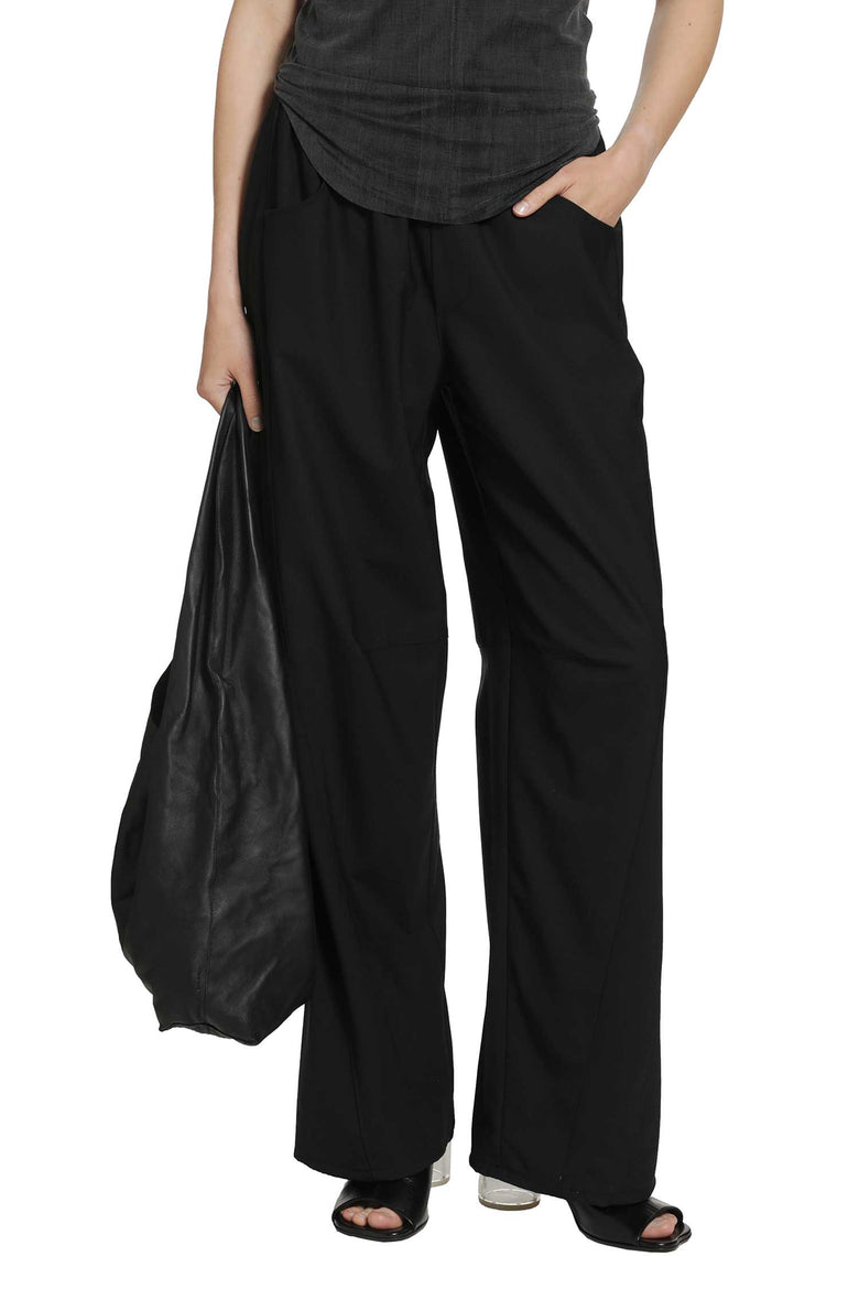 ANDREA YA AQOV Elastic Waist Pants woman